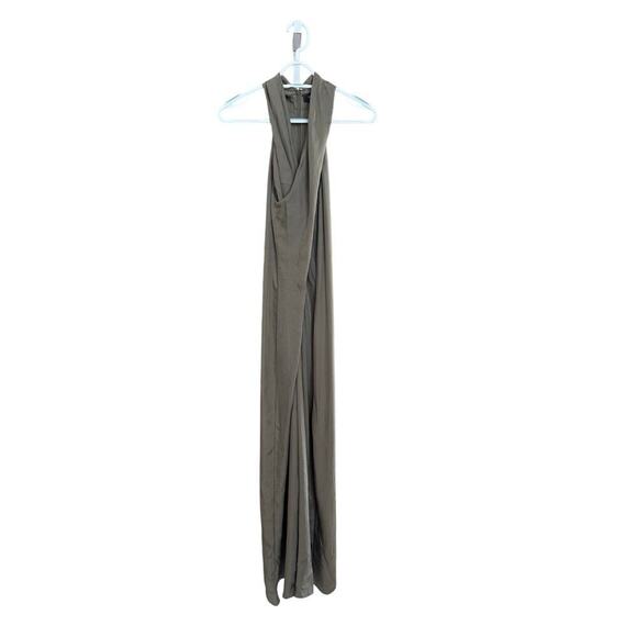 Theory Halter-neck Jumpsuit in Willow Olive Green Size 2 $395 retail - Picture 8 of 11